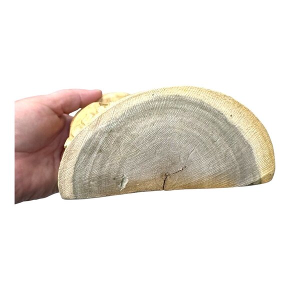 Handcrafted Polynesian Tiki Statue Wood Carved Tribal Art Carved Sculpture 13" - Picture 6 of 7